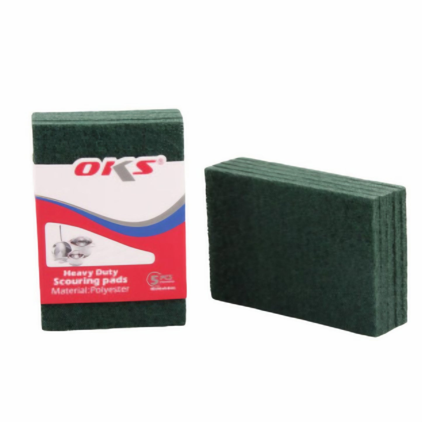 OKS 5PC HEAVY DUTY SCOURING PADS