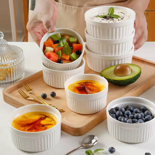 CERAMIC RAMEKIN/ SOUFFLÉ DISH WHITE