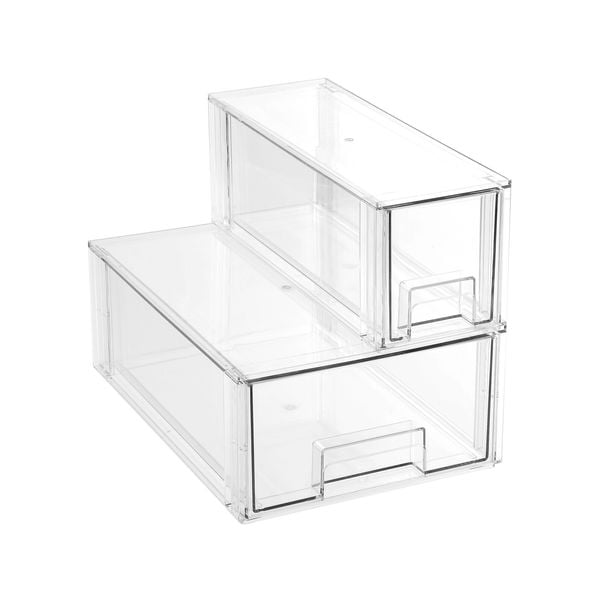 ACRYLIC STACKABLE DRAWER ORGANIZER SLIM