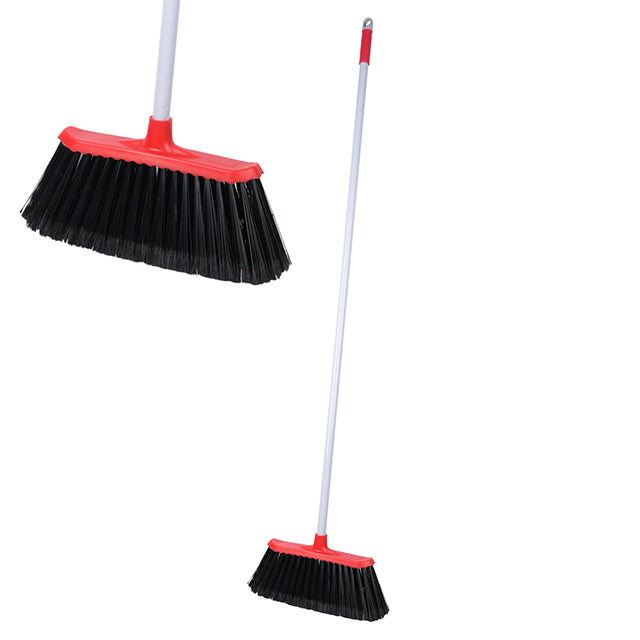 LIAO 27CM INDOOR ANTI-DUST BROOM W/130CM HANDLE