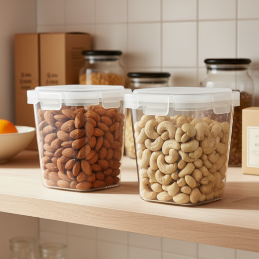 PLASTIC AIRTIGHT STORAGE CONTAINER SM SQ
