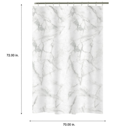 SHOWER CURTAIN PEVA STAGGERED DESIGN
