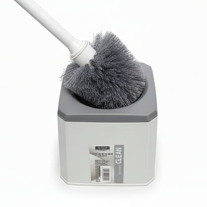 PLASTIC TOILET BRUSH WHITE