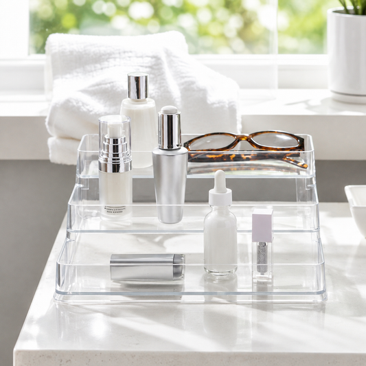 3 TIER CABINET/SPICE ORGANIZER CLEAR