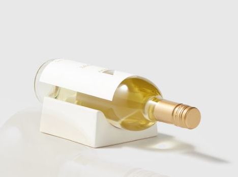 CERAMIC WINE HOLDER WHITE