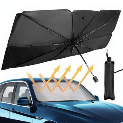 AUTO POLYESTER WINDSHIELD SUNSHADE SILVER