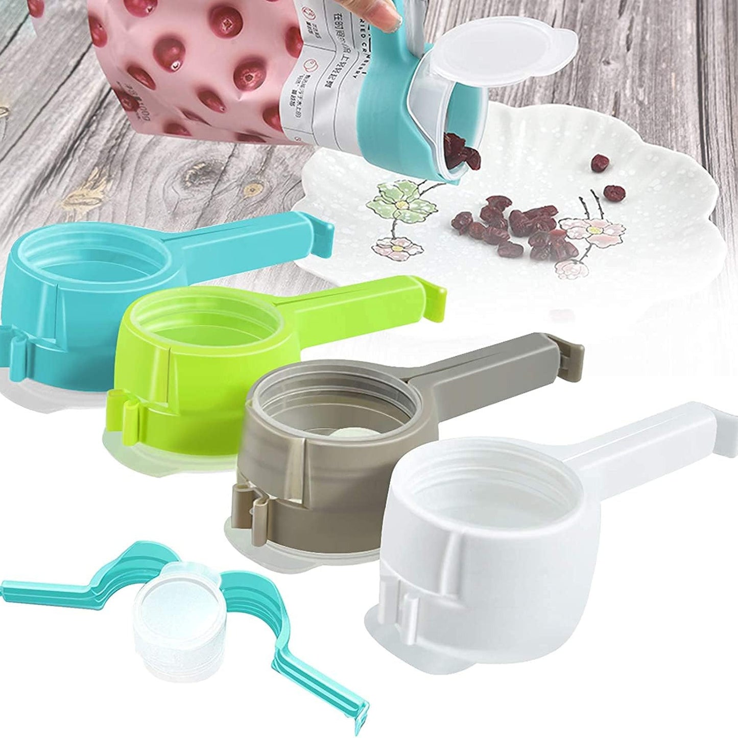 4PK BAG SEALING/ POUR CLIPS