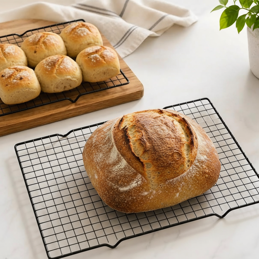 SET/2 NON-STICK COOLING RACKS BLACK