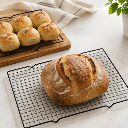 SET/2 NON-STICK COOLING RACKS BLACK