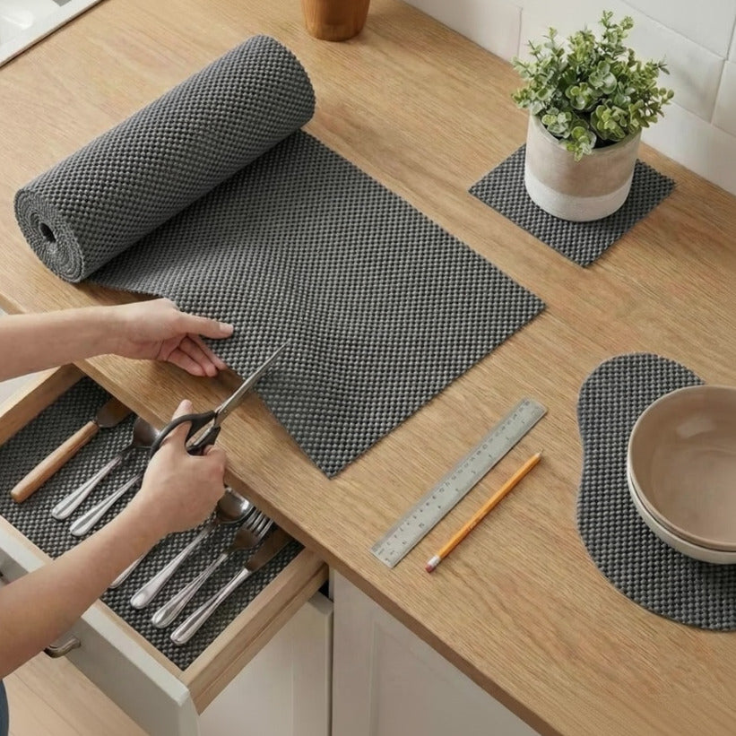 NON-ADHESIVE GRIP LINER DARK GREY