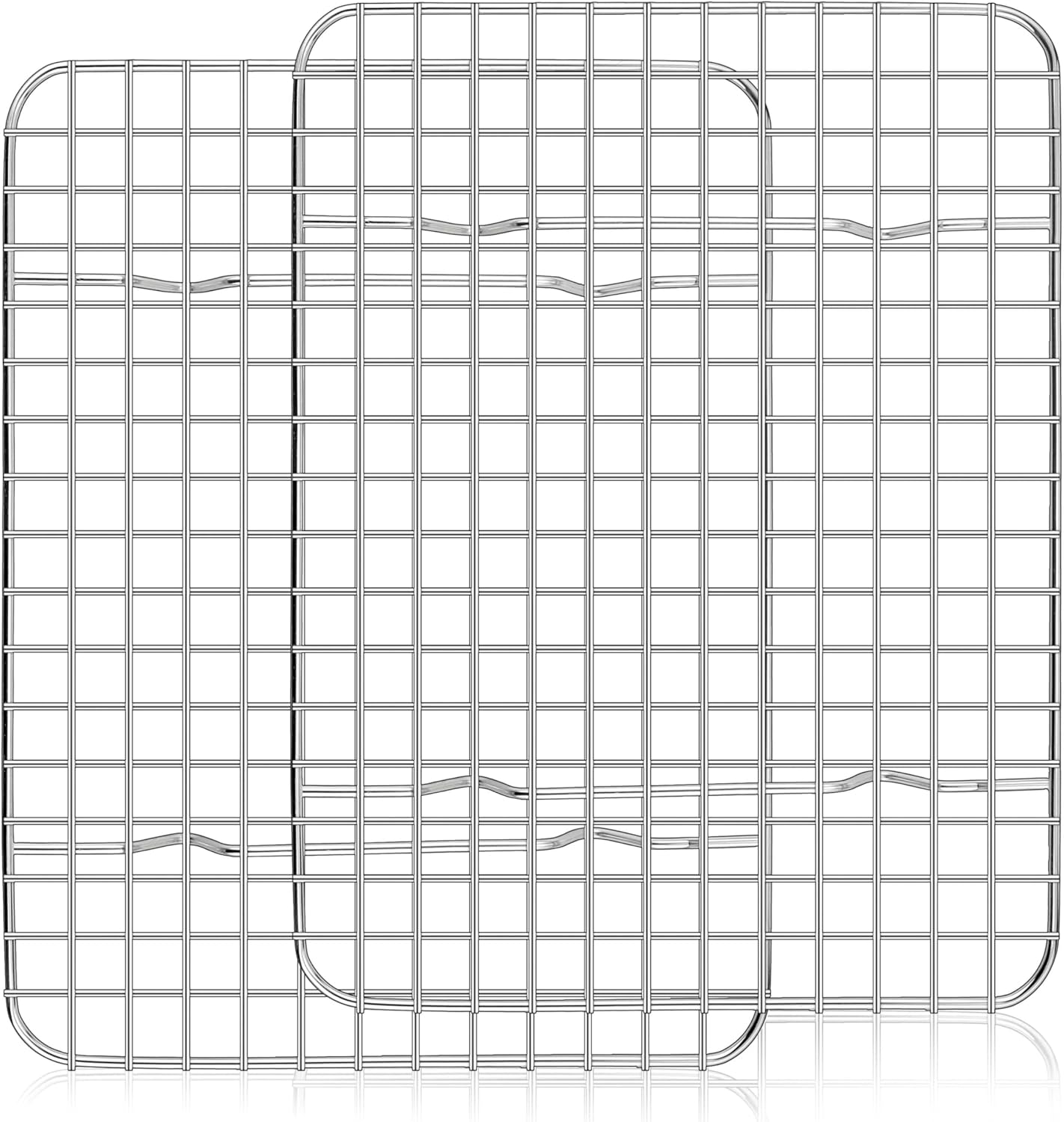 SET/2 STAINLESS STEEL COOLING & BAKING RACK