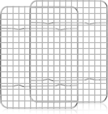 SET/2 STAINLESS STEEL COOLING & BAKING RACK