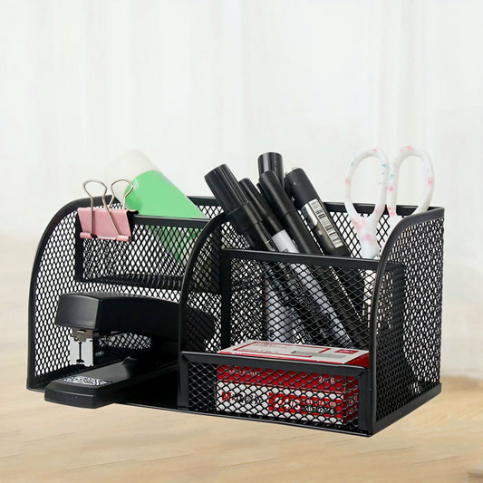 METAL DESK ORGANIZER BLACK