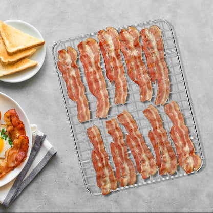 SET/2 STAINLESS STEEL COOLING & BAKING RACK