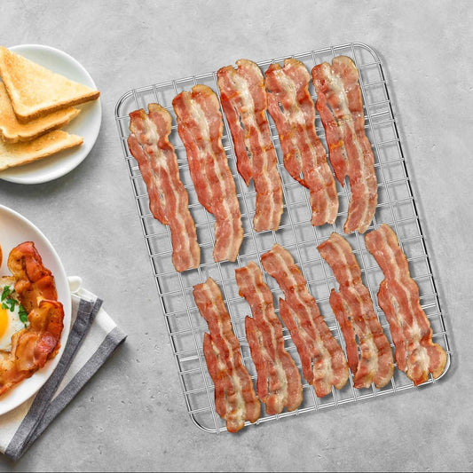SET/2 STAINLESS STEEL COOLING & BAKING RACK