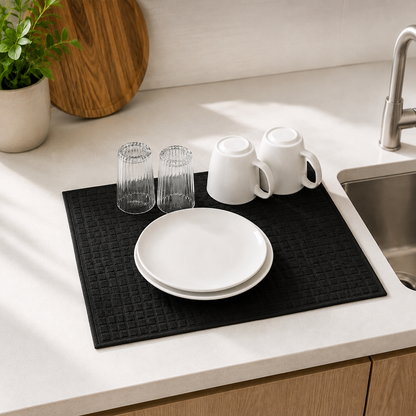 DISH DRYING MAT BASIC MICROFIBER