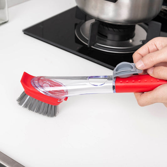 LIAO SOAP DISPENSING BRUSH W/INTERCHANGEABLE HEADS