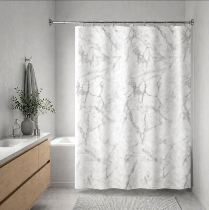 SHOWER CURTAIN PEVA MARBLE DESIGN