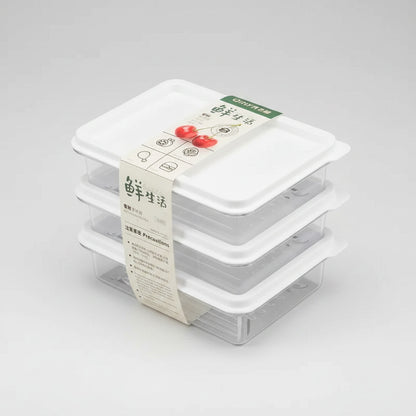 SET/3 PLASTIC STORAGE CONTAINER 300ML