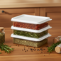 SET/3 PLASTIC STORAGE CONTAINER 300ML