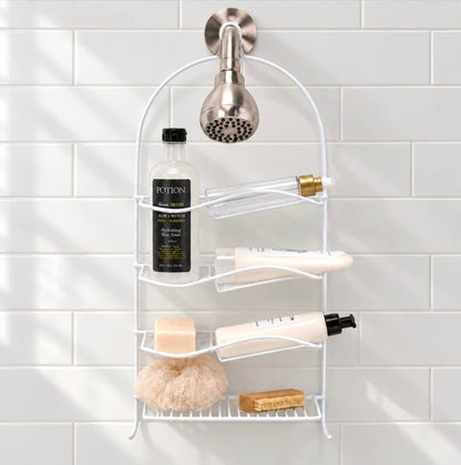4 TIER SHOWER CADDY WHITE