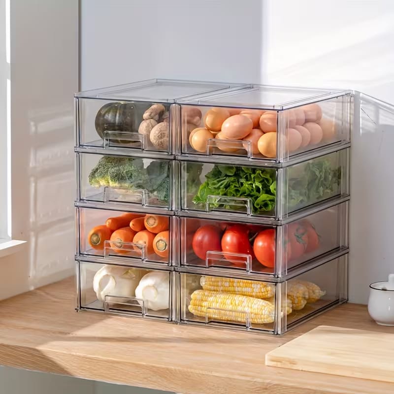 ACRYLIC STACKABLE DRAWER ORGANIZER LRG
