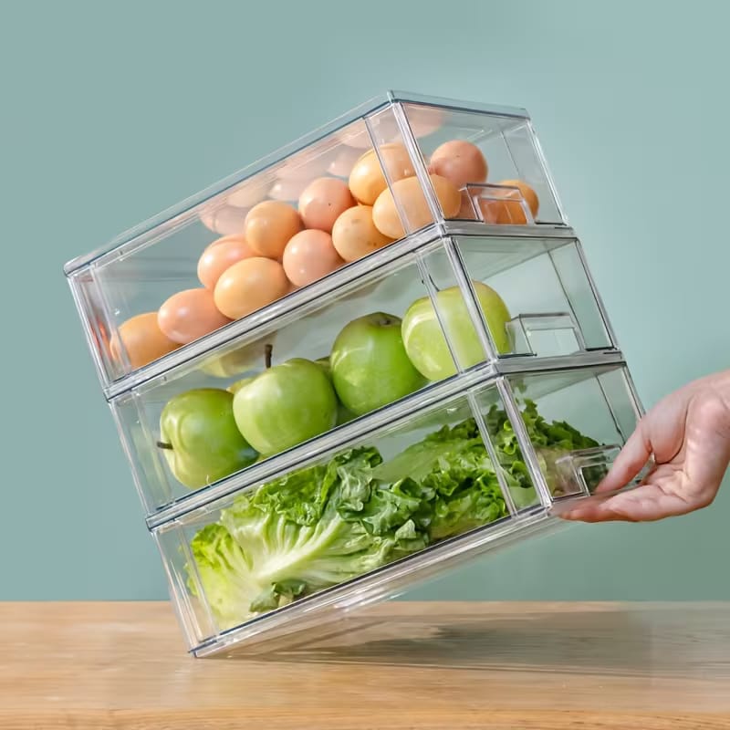 ACRYLIC STACKABLE DRAWER ORGANIZER LRG