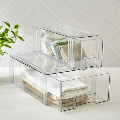 ACRYLIC STACKABLE DRAWER ORGANIZER LRG