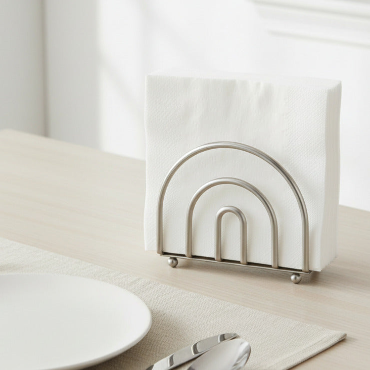 NAPKIN HOLDER SATIN NICKEL