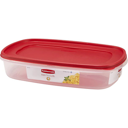 RUBBERMAID ‘EASY FIND LIDS’ FOOD STORAGE CONTAINER RECT. 5.6L