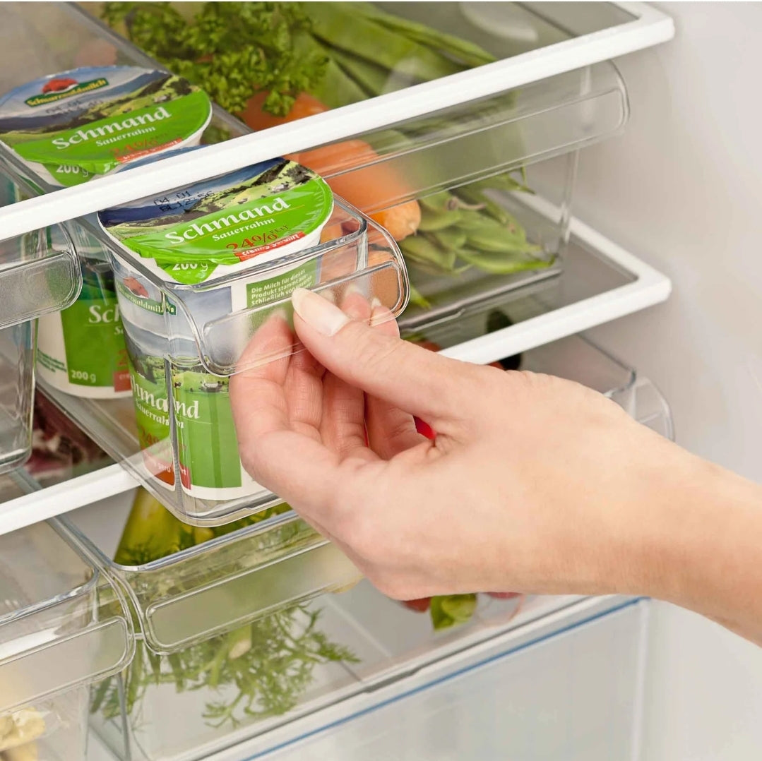 ACRYLIC REFRIGERATOR STORAGE BIN SLIM