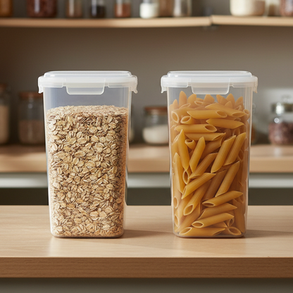 PLASTIC AIRTIGHT STORAGE CONTAINER TALL SQ