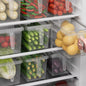 ACRYLIC FRIDGE/PANTRY STORAGE CONTAINER W/LID & HANDLE