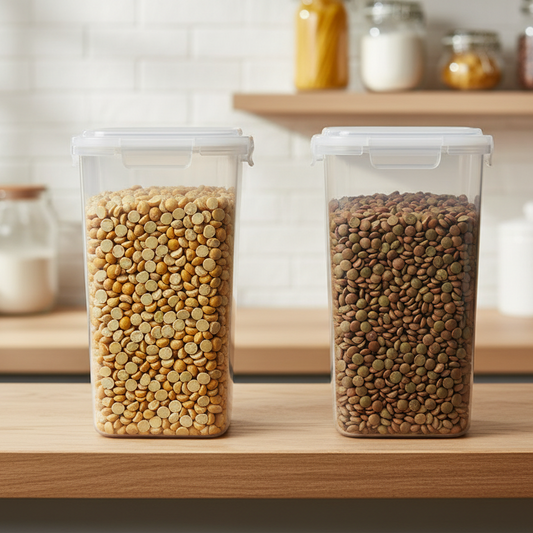 PLASTIC AIRTIGHT STORAGE CONTAINER TALL SQ