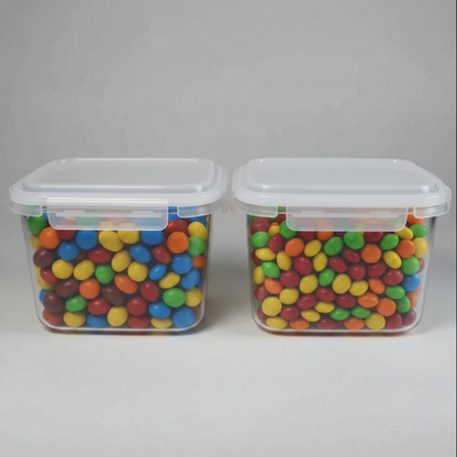 PLASTIC AIRTIGHT STORAGE CONTAINER SM RECT