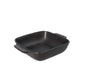 8" SQUARE CERAMIC DOUBLE EAR BAKING PAN BLACK