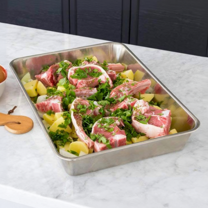 STAINLESS STEEL BAKING PAN LARGE