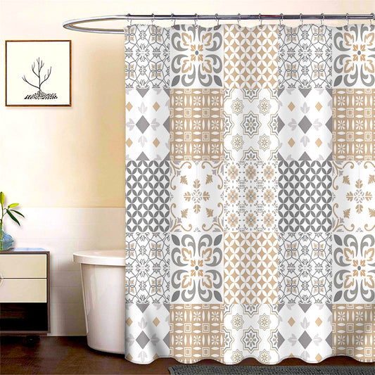 SHOWER CURTAIN NATIONAL STYLE