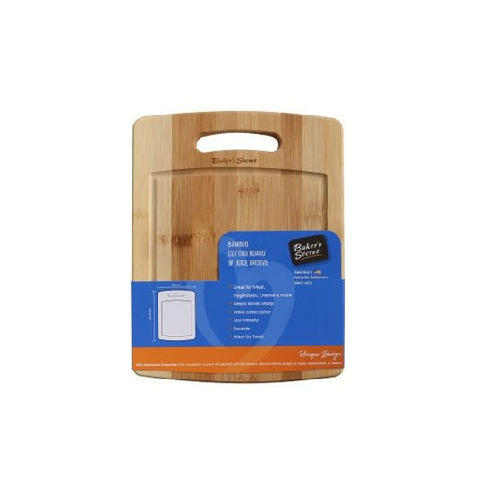 BAKER'S SECRET BAMBOO CUTTING BOARD 11x8.5"