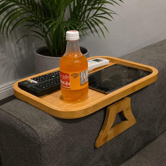 WOODEN SOFA ARM TRAY