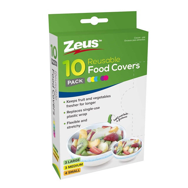 FOOD COVERS PLASTIC 10PK AST
