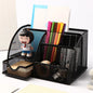 METAL DESK ORGANIZER BLACK