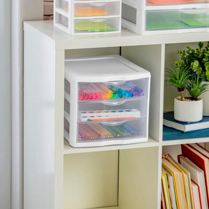 STERILITE CLEARVIEW 3 DRAWER ORGANIZER