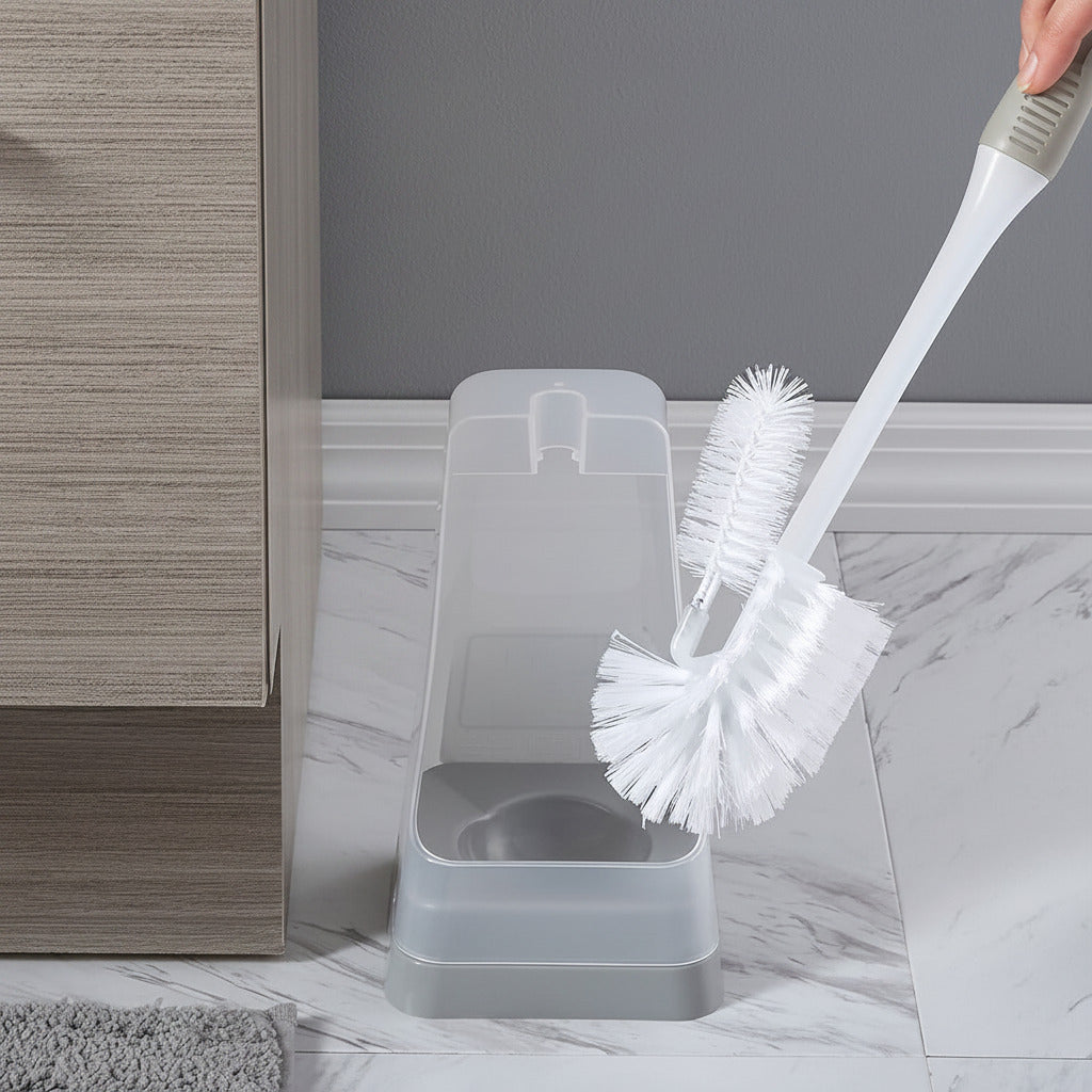 SQ TOILET BRUSH W/HOLDER