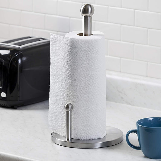 METAL PAPER TOWEL HOLDER SILVER