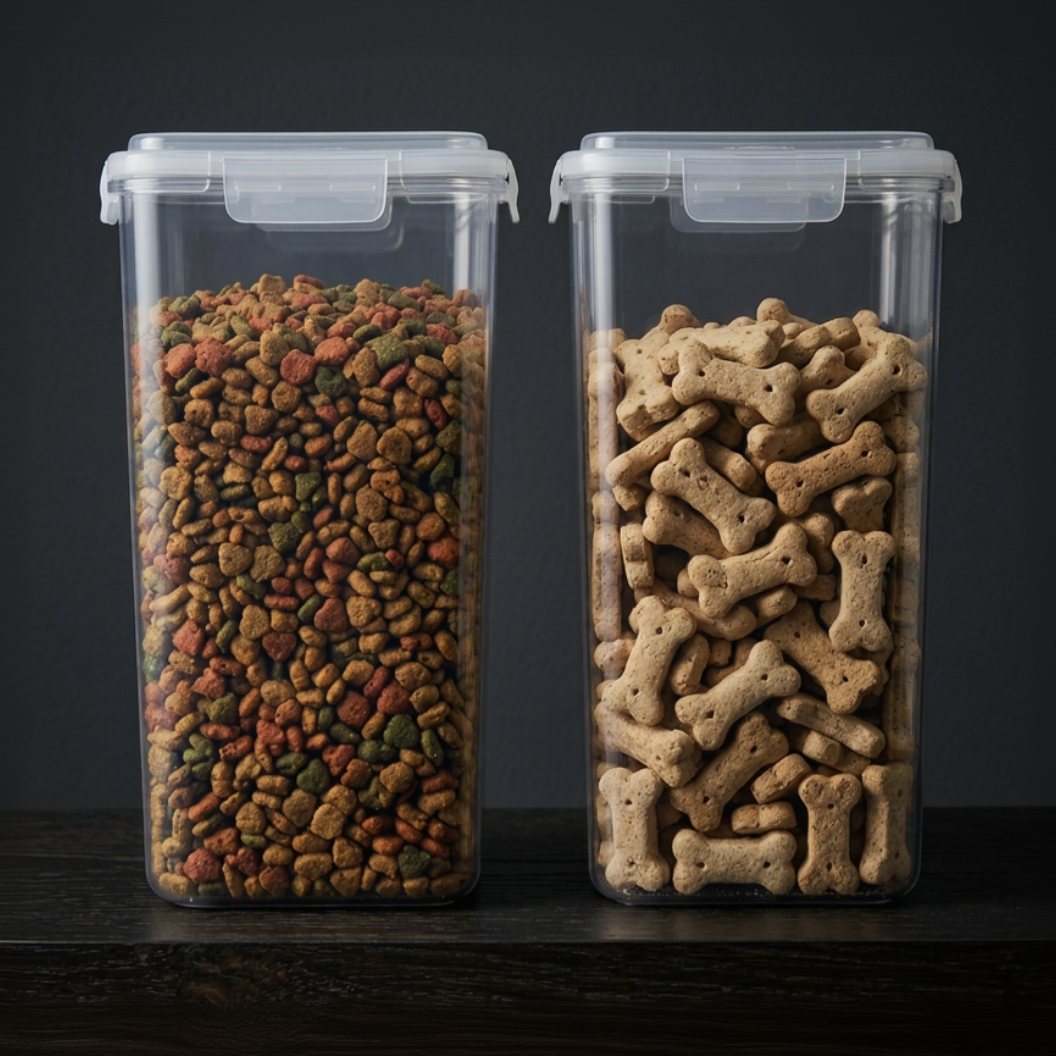 PLASTIC AIRTIGHT STORAGE CONTAINER TALL SQ