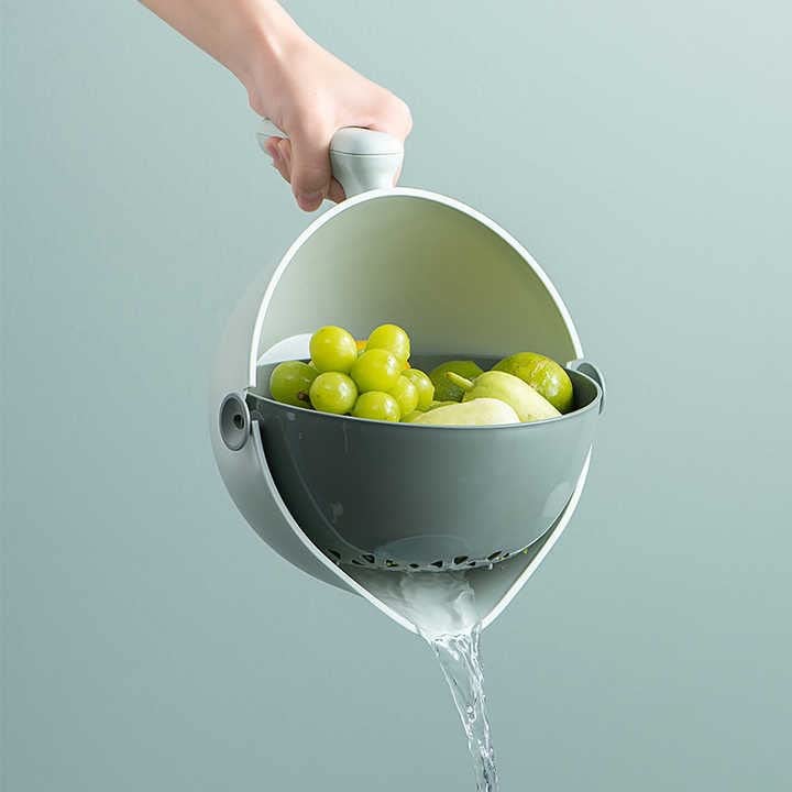 PLASTIC SWING BASKET COLANDER