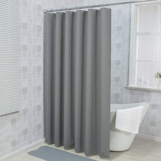 SWW SHOWER CURTAIN SOLID GREY