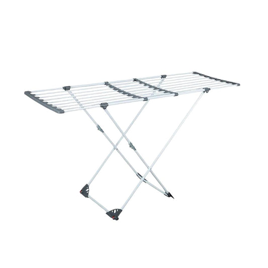 CLOTHES DRYING RACK SILVER