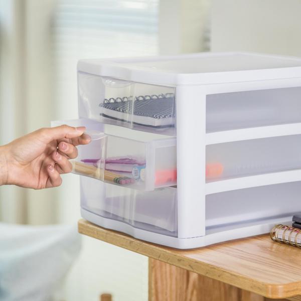 STERILITE CLEARVIEW 3 DRAWER ORGANIZER